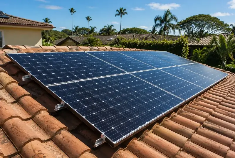 Installation de panneaux solaires à Gruffy